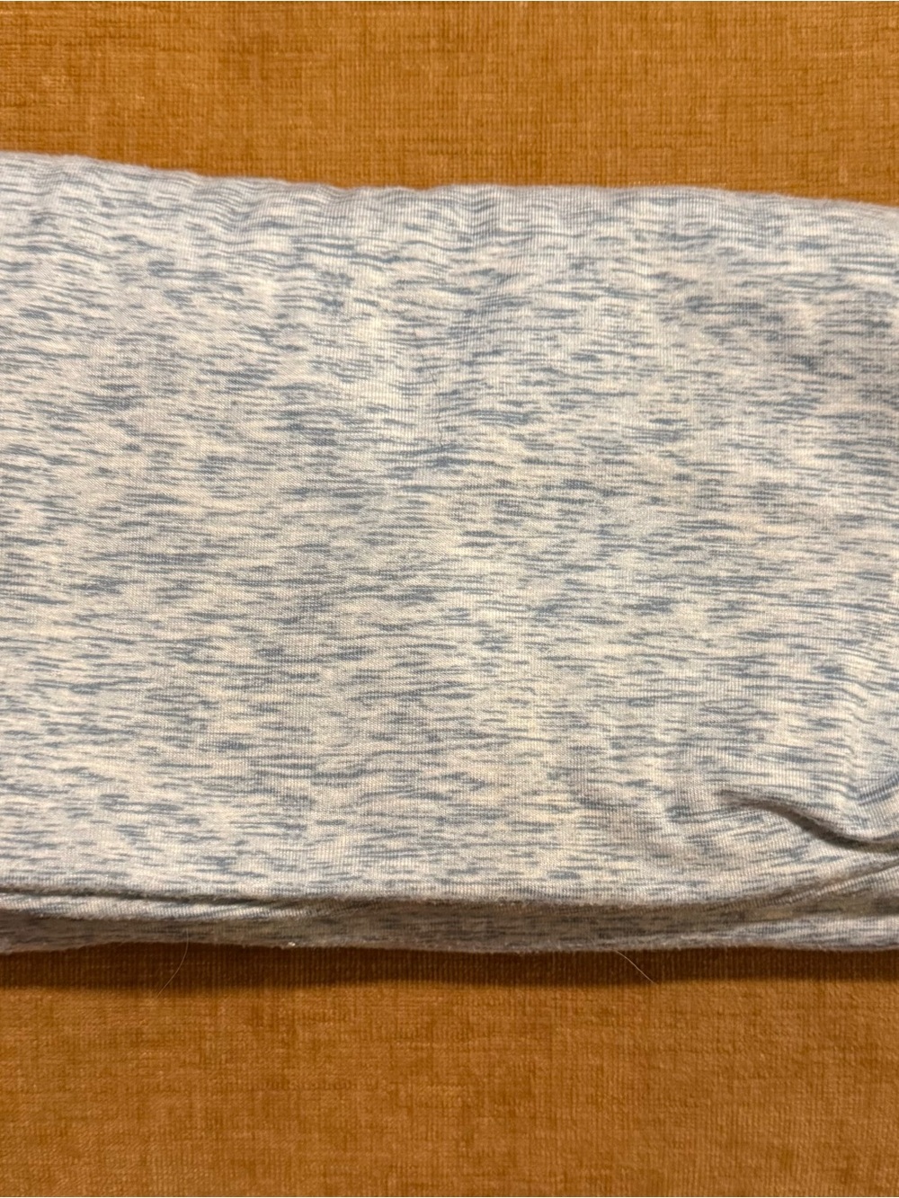 Light Blue Heather Throw Blanket - Unbranded Cozy Knit